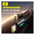 baseus lit button control 100w 5a usb a to type c cable 2m black extra photo 7 baseus lit button control 100w 5a usb a to type c cable 2m black extra photo 7