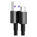 baseus superior series 66w 6a usb a to type c cable 1m black extra photo 1 baseus superior series 66w 6a usb a to type c cable 1m black extra photo 1