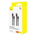 baseus cafule 100w 5a type c to type c cable 1m 2 pack red extra photo 7 baseus cafule 100w 5a type c to type c cable 1m 2 pack red extra photo 7