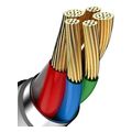 baseus cafule 60w 3a type c to type c cable 2m 3 pack black grey extra photo 4