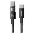 baseus display 2 100w 5a type c to type c cable 1m black extra photo 1