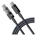 baseus display 2 100w 5a type c to type c cable 1m black extra photo 3