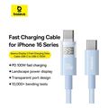 baseus display 2 100w 5a type c to type c cable 1m blue extra photo 5