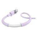 baseus display 2 100w 5a type c to type c cable 1m purple extra photo 4