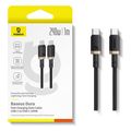 baseus dura series 240w type c to type c cable 1m gold black extra photo 6
