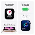 apple watch series 11 space grey aluminium 46mm black sport band m l mev44zr a extra photo 2