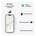 apple air tag 2 mfea4 4 pack white extra photo 2