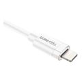 usb 20 cable duracell usb a to mfi lightning 12w 1m white extra photo 2