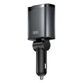 xo cc71 metal 4 in 1 retractable cable lightning cable type c cable 108w car charger extra photo 2