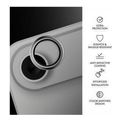 tempered glass full face hammer glass for camera lens apple iphone air silver extra photo 1