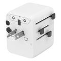 gembird universal travel power adapter 20 w white extra photo 1