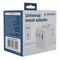 gembird universal travel power adapter 20 w white extra photo 10