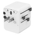 gembird universal travel power adapter 20 w white extra photo 6