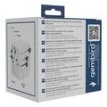 gembird universal travel power adapter 20 w white extra photo 9