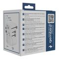 gembird universal travel power adapter 70 w white extra photo 6