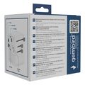 gembird universal travel power adapter 70 w white extra photo 8