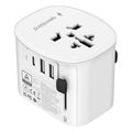 gembird grounded universal travel power adapter 15 w white extra photo 7
