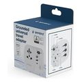 gembird grounded universal travel power adapter 15 w white extra photo 8