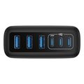 desktop charger anker 112w 3a 3x usb a 3x type c black a2154g11 extra photo 3