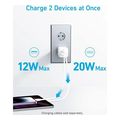 anker wall charger 323 33w 3a 1x usb a 1x type c white a2331g21 extra photo 1