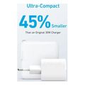 anker wall charger 323 33w 3a 1x usb a 1x type c white a2331g21 extra photo 2