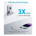 anker wall charger 323 33w 3a 1x usb a 1x type c white a2331g21 extra photo 3