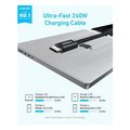 anker type c to type c cable zolo 240w 1m black a8060h11 extra photo 2