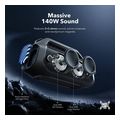 anker soundcore boom 2 plus bluetooth speaker rgb waterproof 140w black a3134011 extra photo 2 anker soundcore boom 2 plus bluetooth speaker rgb waterproof 140w black a3134011 extra photo 2