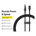 baseus gem type c to lightning cable 20w 24a 2m black extra photo 1
