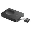 baseus magpro for apple watch series type c magnetic charging dock black extra photo 4