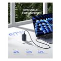 baseus wall charger picogo ae11 67w usb a 2x type c black extra photo 3 baseus wall charger picogo ae11 67w usb a 2x type c black extra photo 3