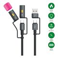 4smarts 4 in 1 type c cable set explorer 60w 1m black extra photo 1