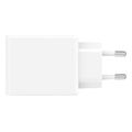 4smarts wall travel charger pd plug slim dual 65w gan 2x type c white extra photo 3