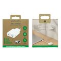 4smarts wall travel charger pd plug slim dual 65w gan 2x type c white extra photo 4