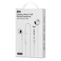 remax rm 06 white in ear headphone 35mm extra photo 1
