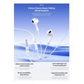 remax rm 06 white in ear headphone 35mm extra photo 2