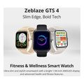 smartwatch zeblaze gts 4 with heart rate black extra photo 4
