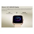 smartwatch zeblaze gts 4 with heart rate gold extra photo 6