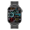 colmi smartwatch p80 183 ips with heart rate black metal strap extra photo 1