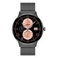 colmi smartwatch v89 143 amoled with heart rate black metal strap extra photo 1