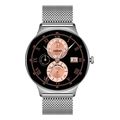 colmi smartwatch v89 143 amoled with heart rate silver metal strap extra photo 1