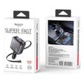 yesido y63 display car charger 117w 3a 1 x usb a 1 x usb c with usb c lightning cable grey extra photo 6 yesido y63 display car charger 117w 3a 1 x usb a 1 x usb c with usb c lightning cable grey extra photo 6