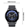 smartwatch zeblaze btalk 3 gps 143 with heart rate grey extra photo 1
