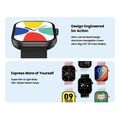 smartwatch zeblaze btalk plus with heart rate black extra photo 4
