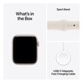 apple watch se 3 cellular starlightaluminium 40mm starlight sport band s m mep64zr a extra photo 5