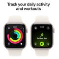 apple watch se 3 starlight aluminium 40mm starlight sport band s m meh34zr a extra photo 3