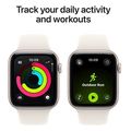 apple watch se 3 starlight aluminium 44mm starlight sport band s m mehg4zr a extra photo 3