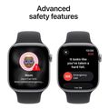 apple watch series 11 cellular space grey aluminium 46mm black sport band m l mfca4zr a extra photo 3