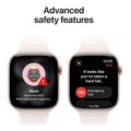 apple watch series 11 rose gold aluminium 46mm light blush sport band s m mev64zr a extra photo 5