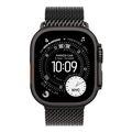 apple watch ultra 3 black titanium 49mm black titanium milanese loop small mf1n4qf a extra photo 1